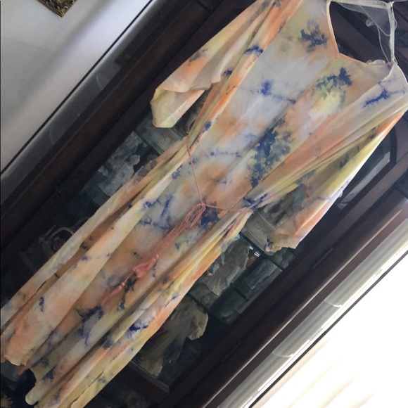 #60 LAST 1! TIE DYE DUSTER CARDIGAN - Picture 10 of 11